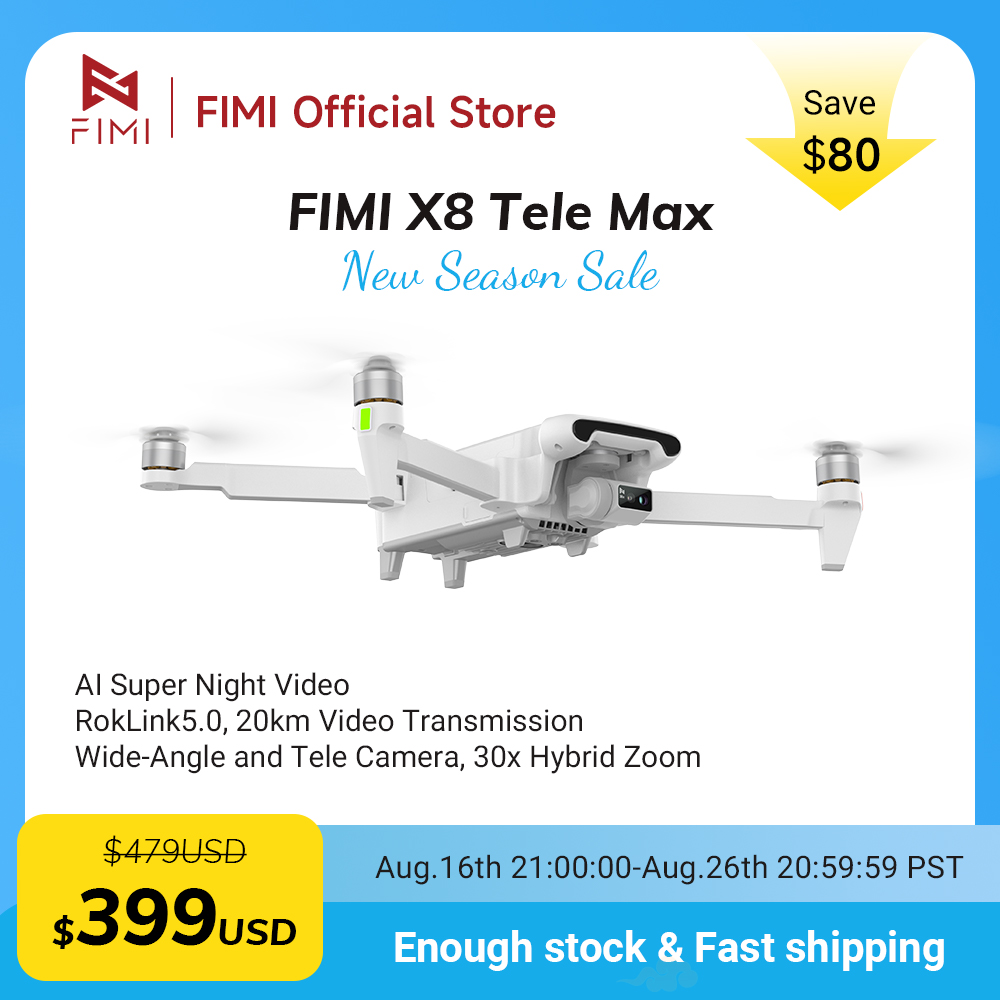 Drone Thermal Imaging - Novo Drone FIMI X8 Tele Max