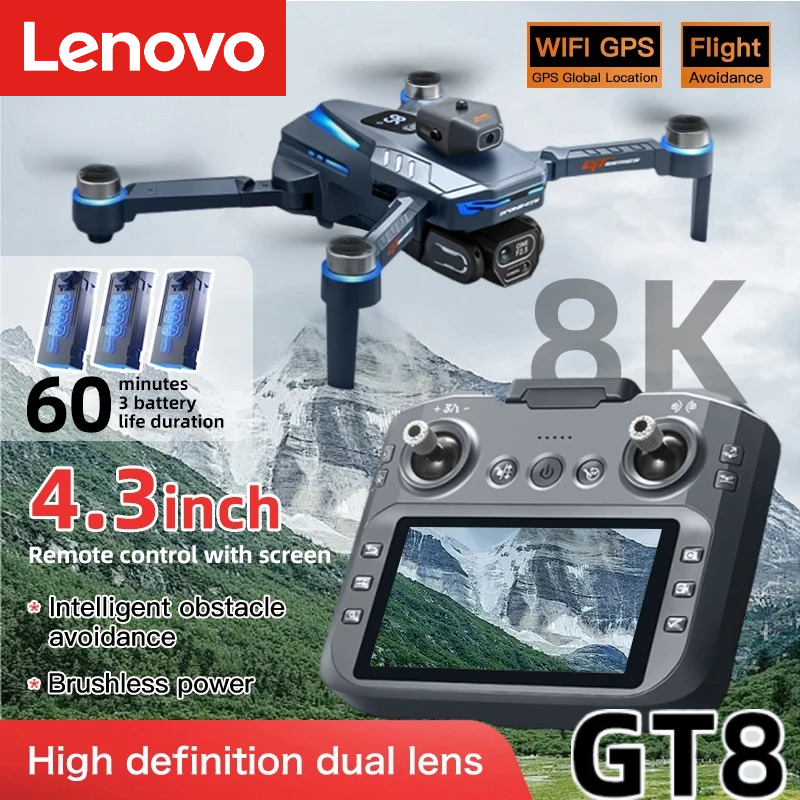 Drone Surveying - Drone Lenovo GT8 8K Profissional com