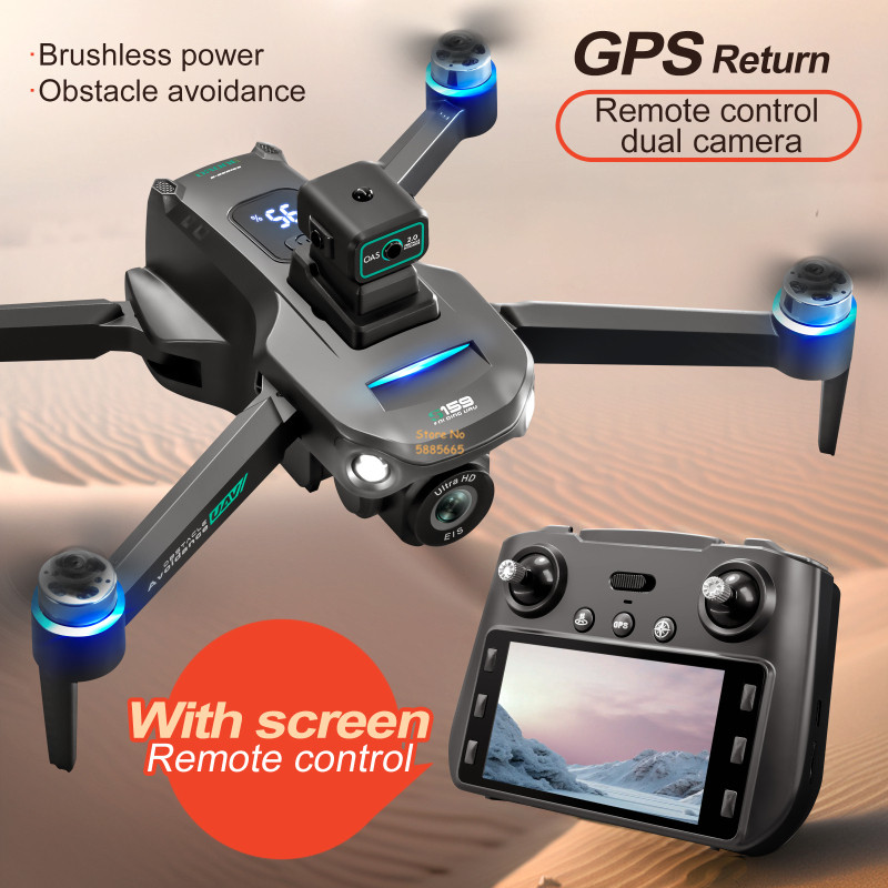 Drone Lidar - 8k câmera dupla 5g wifi fpv