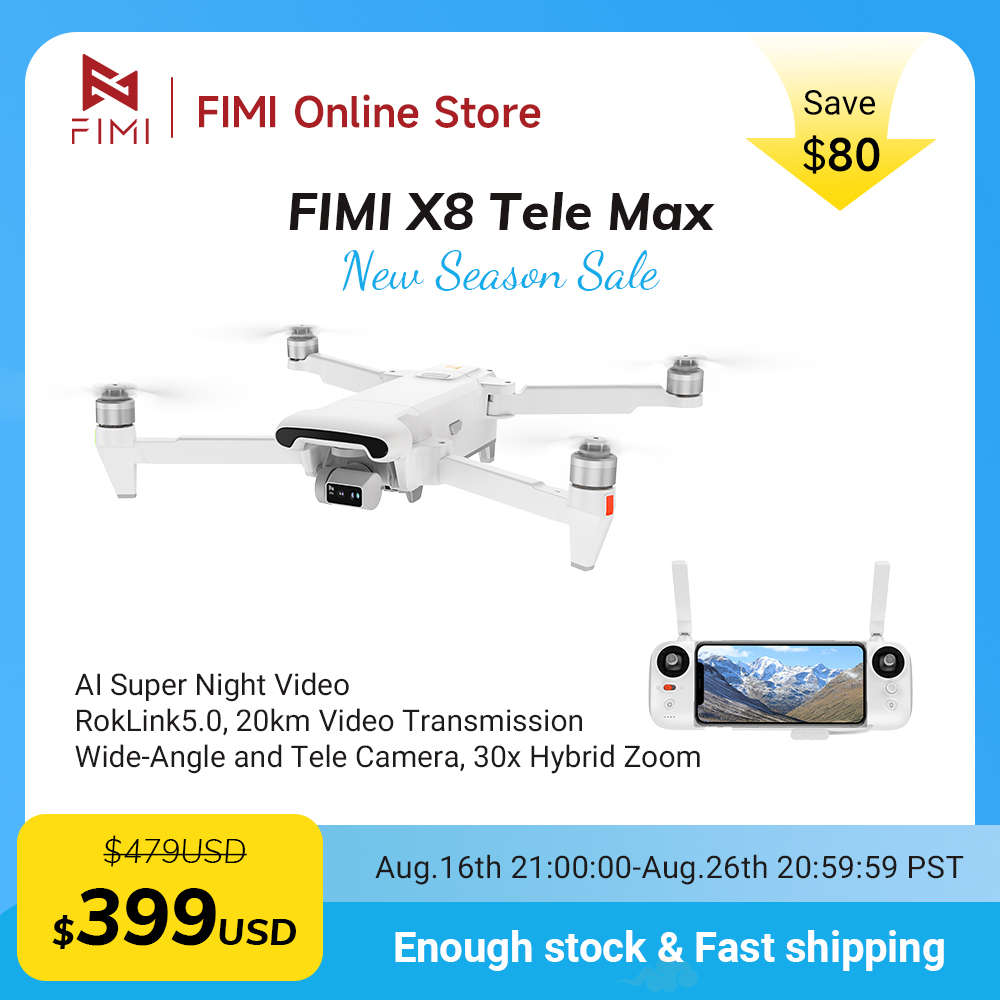 Drone Thermal Imaging - Drone FIMI X8 Tele Max 4K