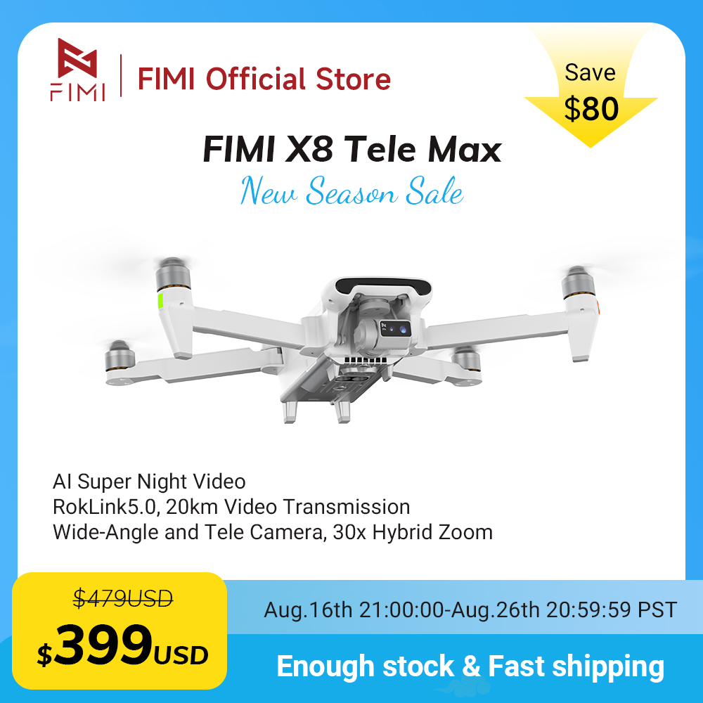 Drone Thermal Imaging - Drone FIMI X8 Tele Max com