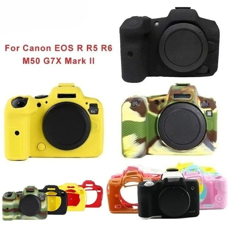 Capa de silicone de borracha p - Canon Camera Eos M50 Mark Ii avaliação e preço