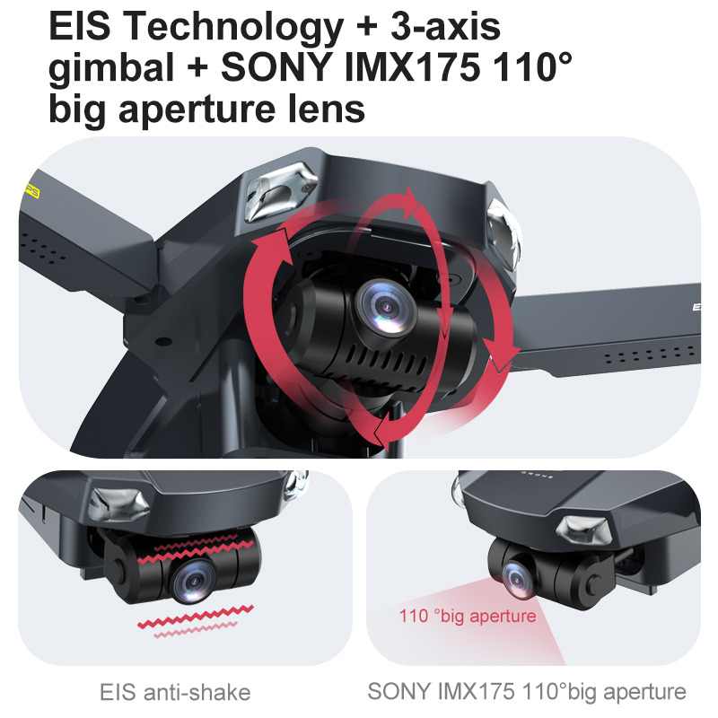 JJRC X20 3-Axis Gimbal Anti-sh - Jjrc Drone X20 avaliação e preço