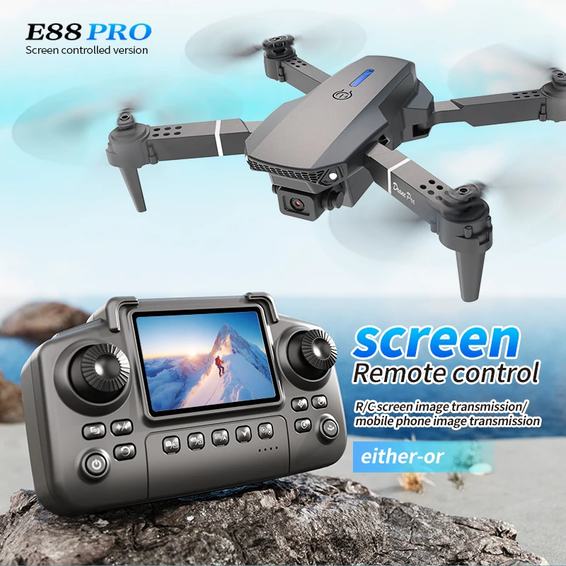 Profissional e88 pro drone com - Drone Lidar avaliação e preço