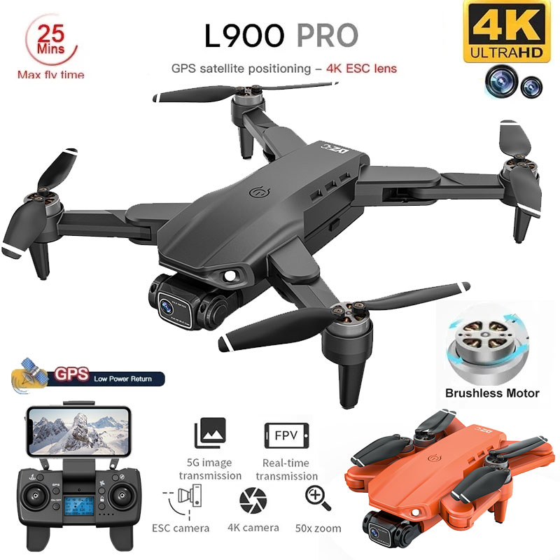 L900 pro gps drone 4k profissi - Drone Lidar avaliação e preço