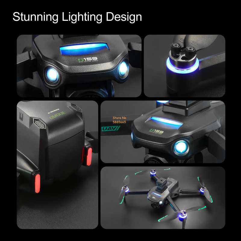 8k câmera dupla 5g wifi fpv co - Drone Lidar avaliação e preço