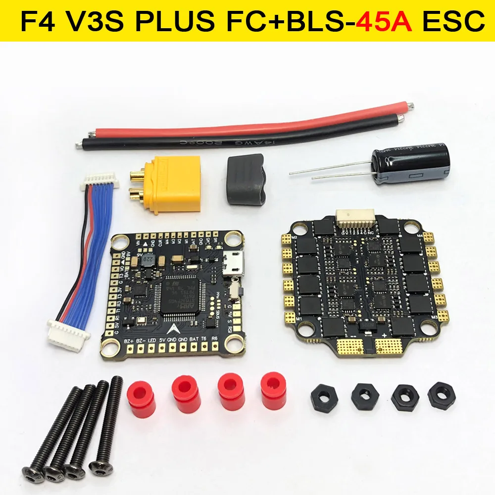 NOVO F4 V3S PLUS Controlador d - Betaflight Fc F4 avaliação e preço