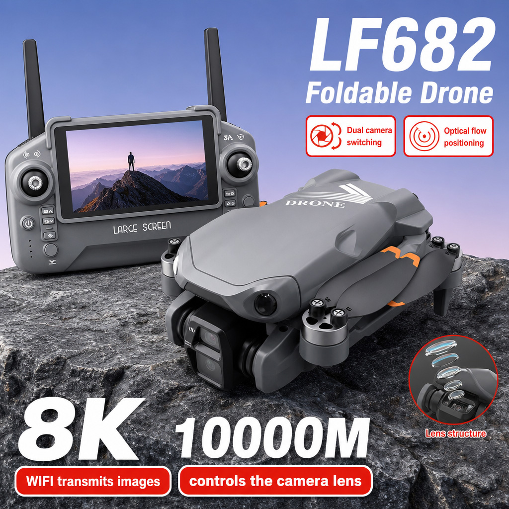 Drone Aéreo LF682 com Câmeras  - Dji Drone Mini 3 avaliação e preço