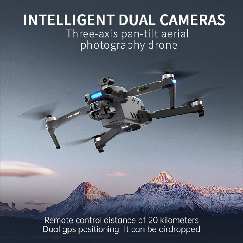 Novo Drone 8K com Câmera Dupla - Drone Aerial Photography avaliação e preço