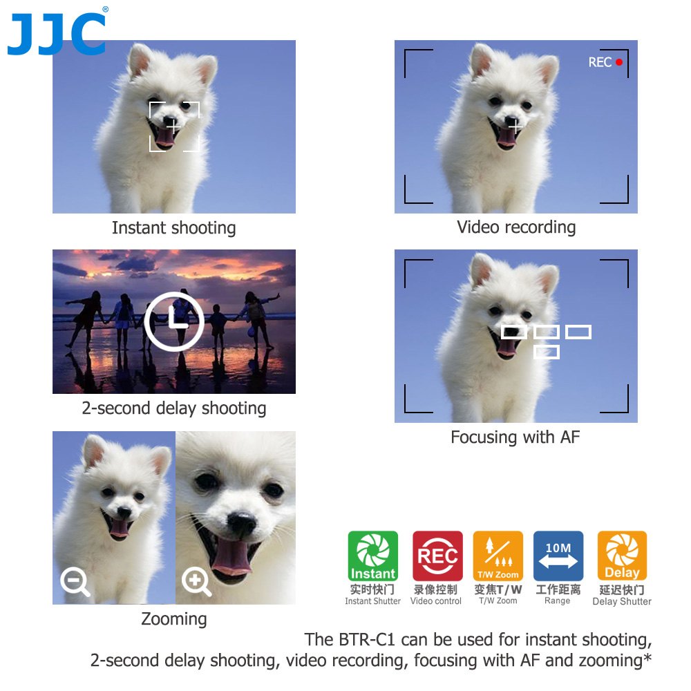 JJC BR-E1 Controle Remoto Blue - Canon Camera Eos R8 avaliação e preço