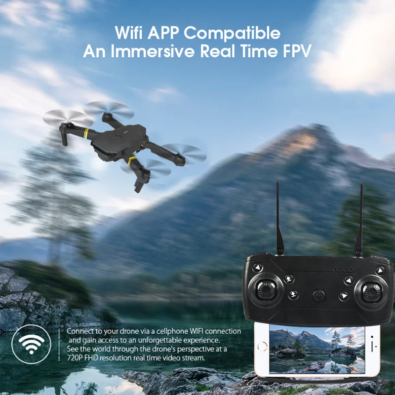 4k eachine e58 drone wifi fpv  - Eachine Drone E58 avaliação e preço