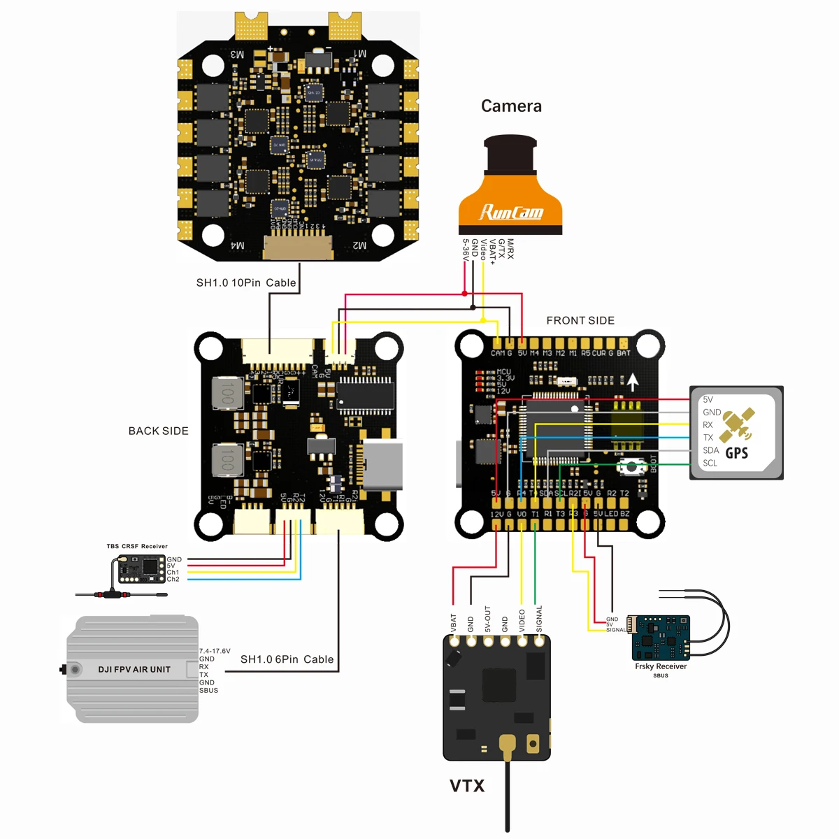 Controlador de Voo F405 F4 FC  - Betaflight Fc F4 avaliação e preço