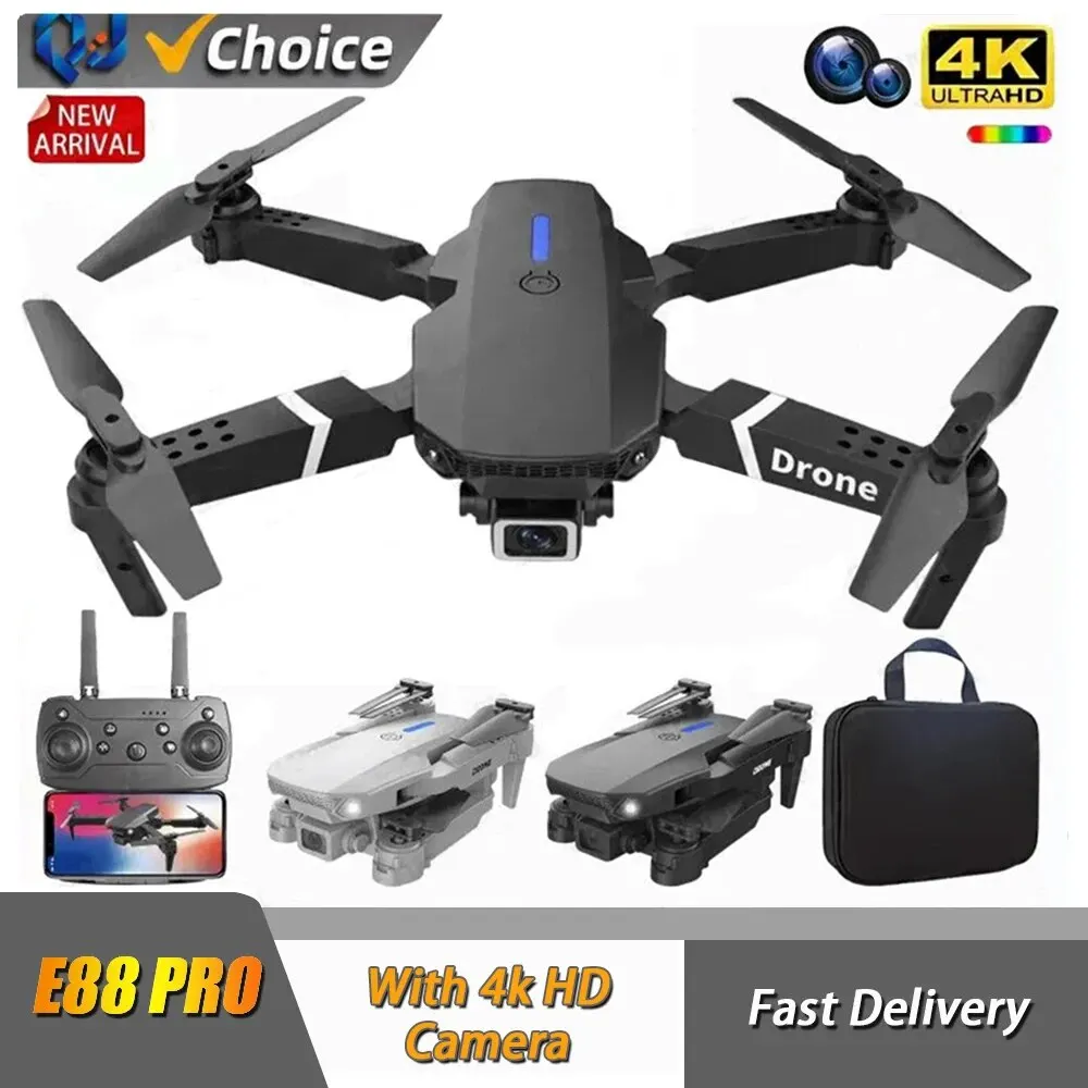 2024 E88Pro RC Drone 4K 1080P  - Eachine Drone E58 avaliação e preço