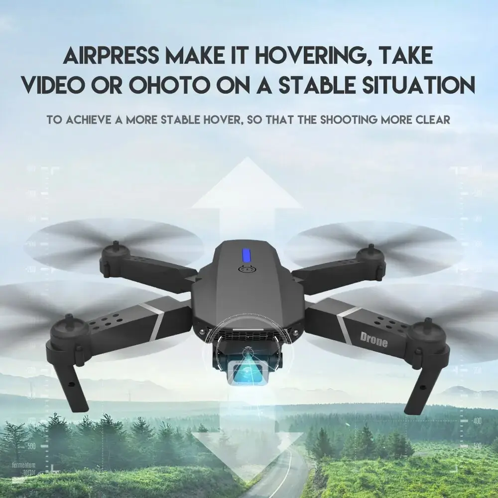 2024 E88Pro RC Drone 4K 1080P  - Eachine Drone E58 avaliação e preço