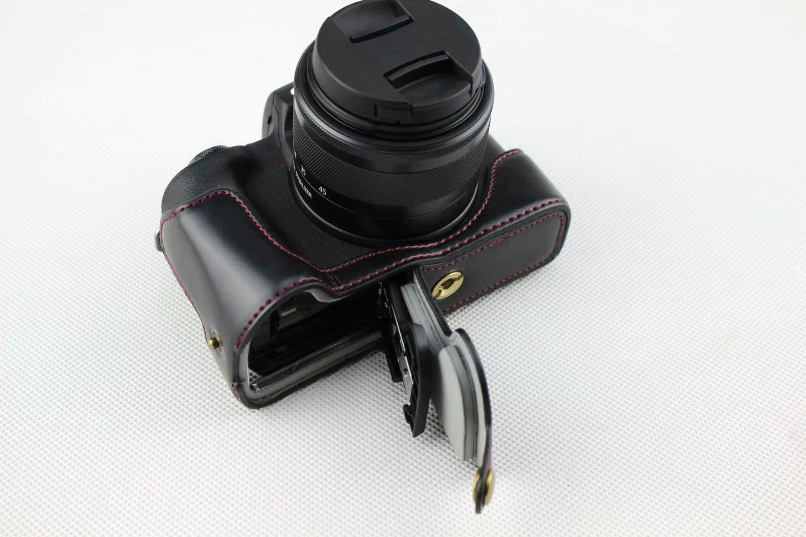 Couro protege meio aperto de c - Canon Camera Eos M50 Mark Ii avaliação e preço