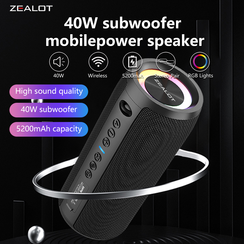 ZEALOT S51 Pro 40W alto-falant - Holy Stone Drone Hs175 avaliação e preço